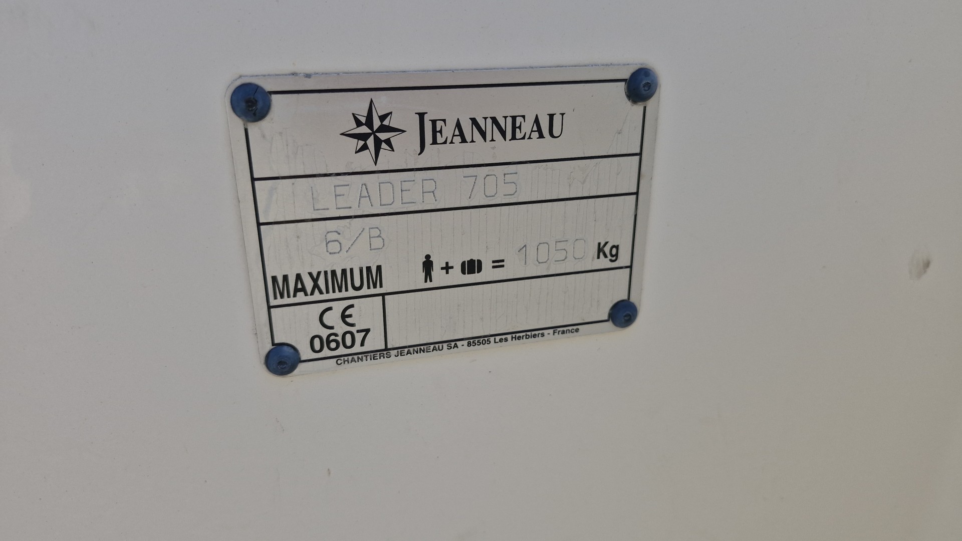 JEANNEAU - LEADER 705 à vendre